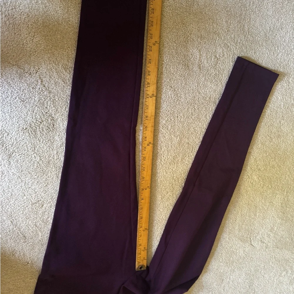 Cal Plum Ponte Slim Leg Pants